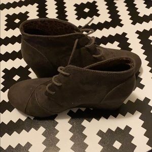 Dark Gray Boots
